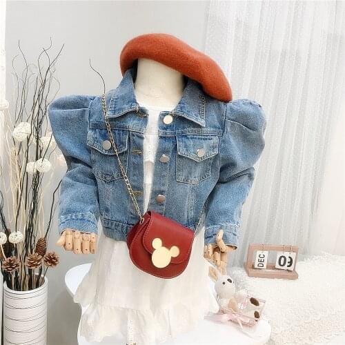 2021 Spring Autumn Girls Fashion Jeans Coat Long Sleeve Dress