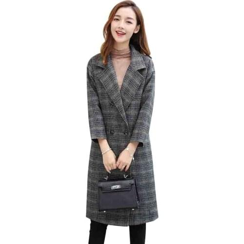 Ydy Df Women's Plaid Coats