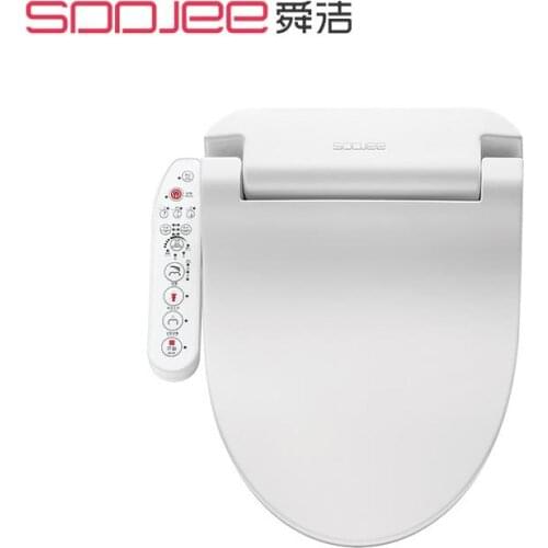 ZJ-BS8021 Soojee factory supply Smart toilet seat Electric Bidet cover heat double nozzle cleaning with warm air