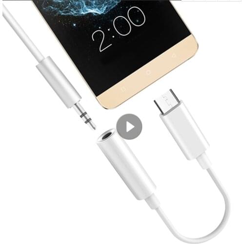 1/2/5PC USB Adapter Type C Adapter To 3.5mm Earphone Headset USB 3.1 Audio Cable Adapter Converter For Sumsang Huawei Xiaomi