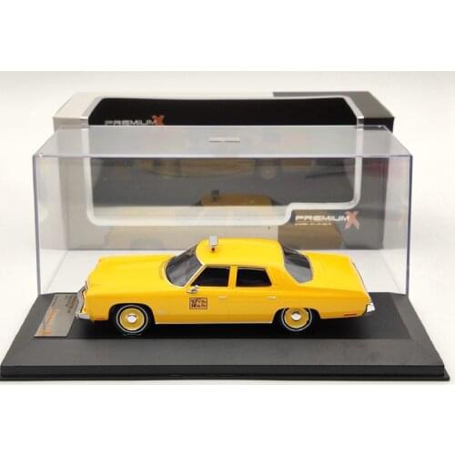 1:43 Premium X For Chevrolet BEL AIR New York Taxi 1973 Yellow PRD234 Diecast Models Auto Cars Collection
