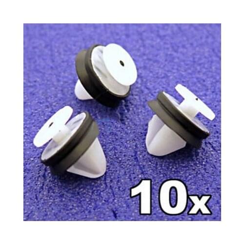 10x For Renault Interior Trim Panel & Pillar Clips with rubber seal- 7703077469