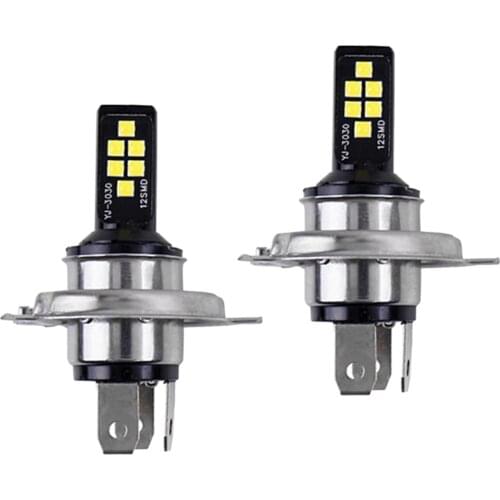 2pcs 1200LM Motorcycle Headlight Bulb High Brightness 3Claws Universal