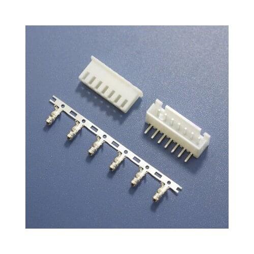 50 sets XH2.54 7P 7Pin Curved needle Pin Header+Terminal+Housing Connector