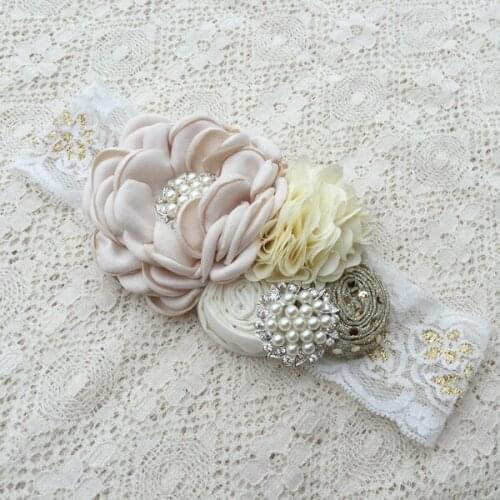 Free Shipping Flower Girl Headband Kids Hair Accessories Photo Prop