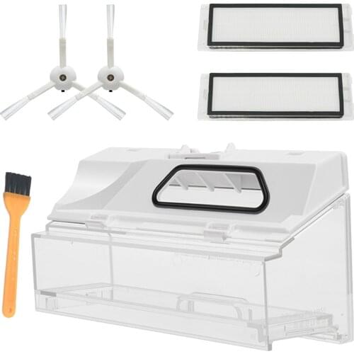 Dust Box Suitable for Xiaomi Mi Robot 2st Roborock S55 S51 S50 Vacuum Cleaner Parts Hepa Filter Replacement spare accessories