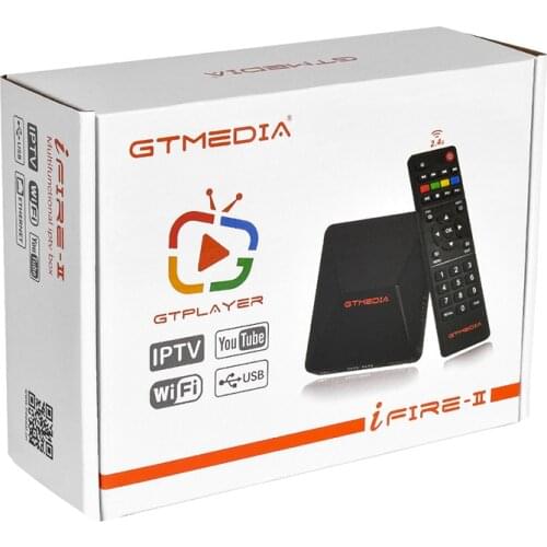 GTMedia IFIRE 2 10pcs Built-in WIFI H.265 HEVC 10bit 2.4G Support m3u Y0utube and 2.4G wireless remote upgrade of GTMedia IFIRE