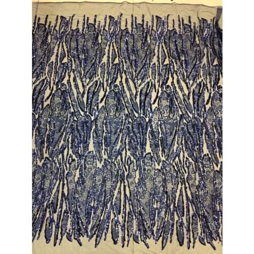 Embroidered sequins lace fabric J-42075 good looking bridal lace fabric wholesale african french lace fabric