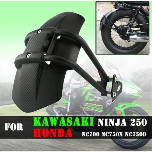 Motorcycle Rear Fender Cover Back Mudguard Splash Guard Protector For Kawasaki Ninja 250 ninja 250 For Honda NC700 NC750X NC750D