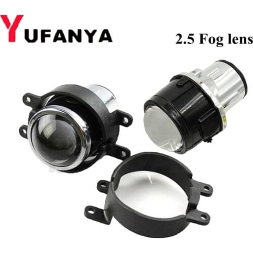 Fog Light Lens for Toyota /Citroen 2.5'' Full Metal Bi Xenon Projector Lens with xenon kit Auto H11 Fog DRY headlight retrofit