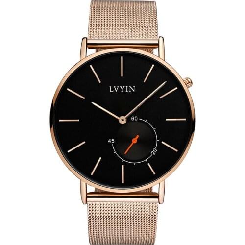 LVYIN Mens Quartz Watch