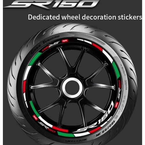 Motorcycle Wheel Hub Rim Modified Reflective Sticker Special Sr for Car Aprilia Sr150