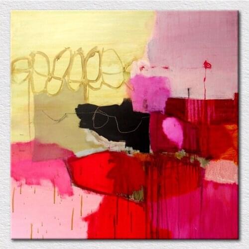 Wholesale and Retail quality Canvas prints from Romantic Abstract painting for bedroom to hang on wall free shipping