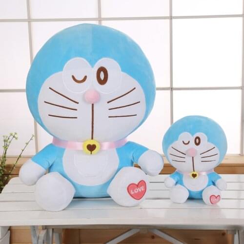 23-48cm Hot Anime Stand By Me Doraemon Plush Toy High Quality Cute Cat Doll Soft Stuffed Animal Pillow For Baby Kids Girls Gifts