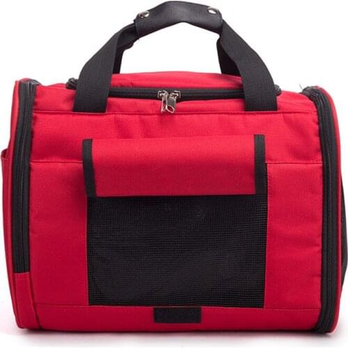 Portable Pet Backpack Dog Carrier Bag Handbag Cat Carrier Outgoing Small Dog Travel Messenger Bag Breathable Pet Carrier For Cat