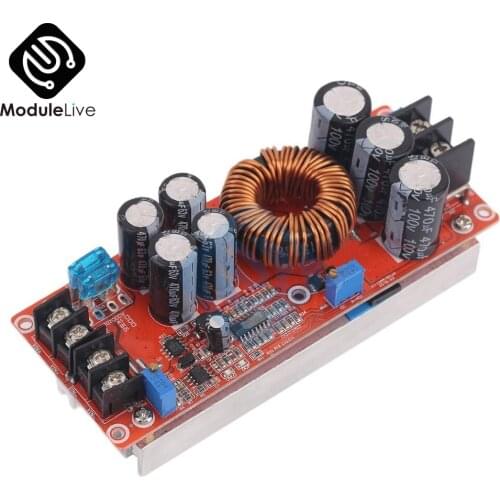 1200W 20A DC Converter Boost Constant Current Module Variable Voltage Power Supply IN 8-60V