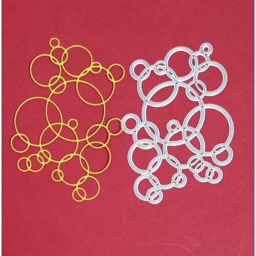 Cutting Dies New Arrival Round Wave Flower Cutting Dies Stencil DIY Dies Scrapbooking Album Paper Card Metal Craft Metal Cutting