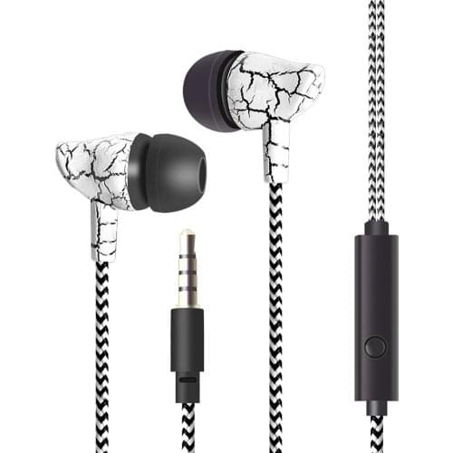 3.5mm Wired Headphones Earbuds with mic Earphones Lotus Style Earpiece Headset Fashion Sports Gaming Earphones for huawei iphone