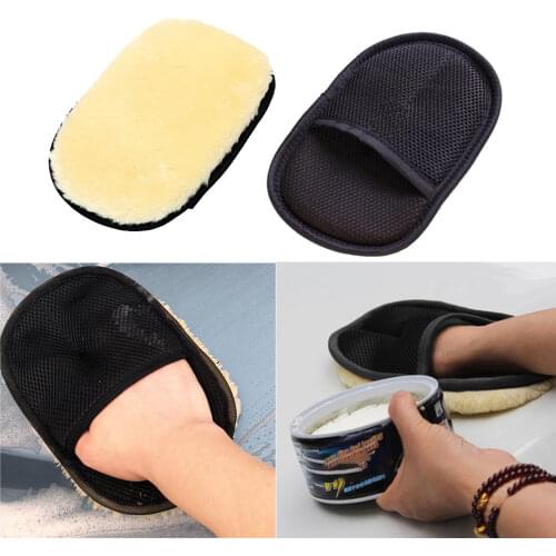 Car Washing Wool Gloves Car Wash Cleaning Tools Wipe Car Waxing Car-borne Detergent Clean Cloth Auto Care Cashmere Gloves