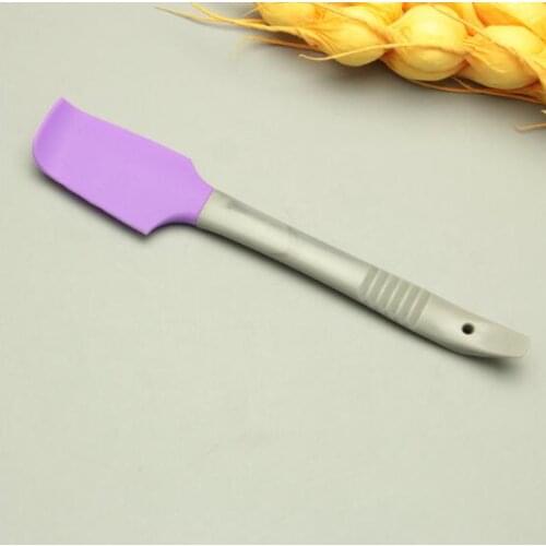 1PC Silicone Cream Butter Cake Spatula Mixing Batter Scraper Brush Butter Mixer Cake Brushes Baking Tool Kitchenware NE 008