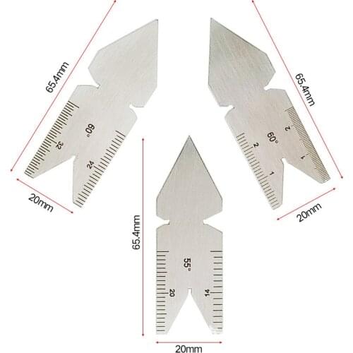 Thread Turning Tool Gauge 55/60 Center Gauge Angle Degrees Template Inch Metric Screw Thread Pitch Gauge Measuring Lathe Tools