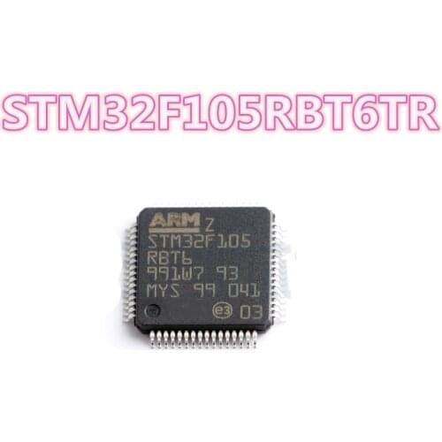 1piece-2piece/LOT STM32F105RBT6TR STM32F105RBT6 STM32F105 RBT6 LQFP-64 32-bit Embedded-Microcontroller