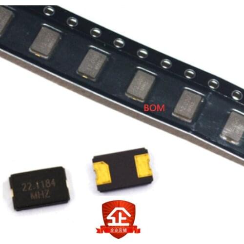 10pcs 8MHZ 10MHZ 11.0592MHZ 12.000MHZ 13.56MHZ 16.000MHZ 20.000MHZ 24.000MHZ 8.000MHZ 2Pin 5032 smd quartz resonator Crystal