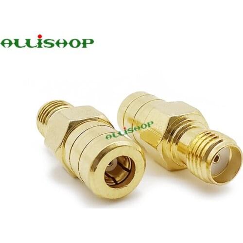 2Pcs SMA Female to SMB Female Jack RF Coaxial Adapter SMA to SMB Coax Jack Connector for Coaxial Cable TV Antennas Wireless LAN