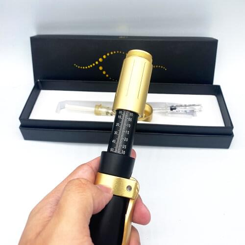 2 IN 1 New High Pressure Hyaluronic Pen 2 In 1 Hyaluron Pen for Tattoo Tip Hyaluron Gun 0.3ml &0.5ml Head