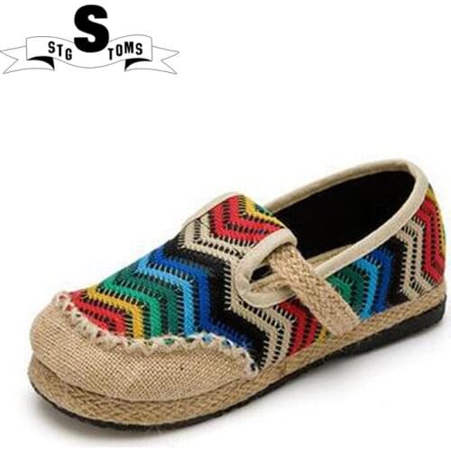 2016 summer women all-purpose style anti-slippery linen shoes twm0011