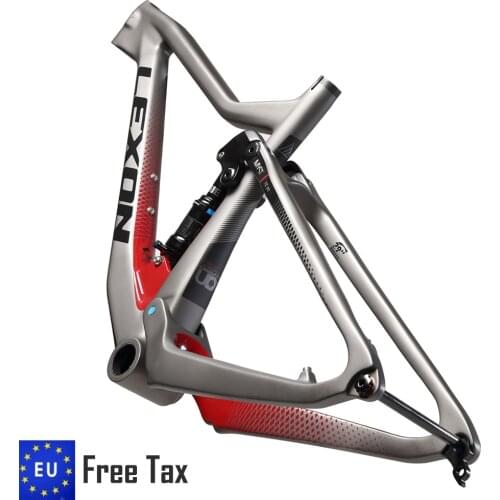 2021Lexon Bicycle Frame XC Bike Frames Carbon Mountain Bike Full Suspension frame 29 Boost frame