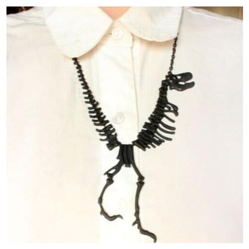 3pcs/lot latest fashion jewelry items metal Walking Dinosaur Tyrannosaurus dragon Necklace