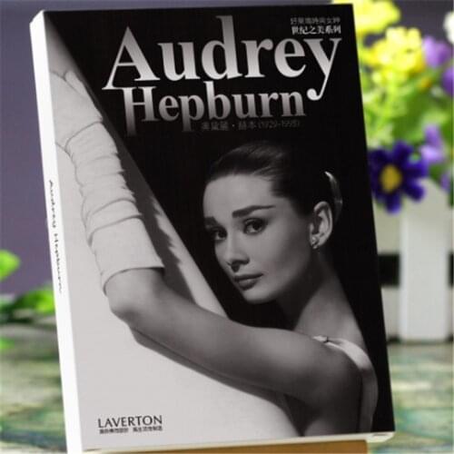 60 sheets/box "Audrey Hepburn"Vintage Postcard Set / Greeting Card Assorted / Birthday Cards Lot