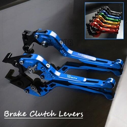 For YAMAHA NMAX125 2015 2016 2017 Motorcycle CNC Aluminum Foldable Brake Clutch Levers Adjustable Folding Extendable NMAX 125