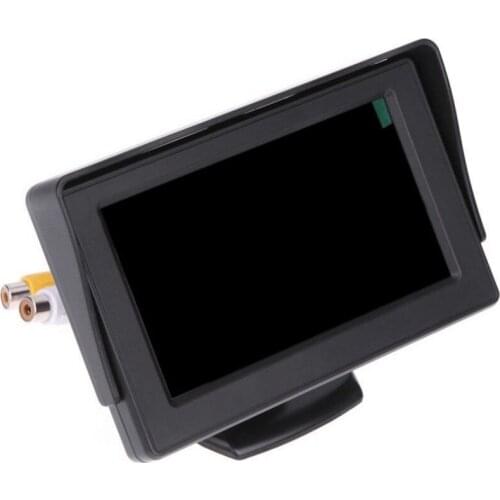 Wireless Car Rear View Camera LCD Monitor Kit Waterproof License Plate Backup with 4.3" TFT Parking System #275890