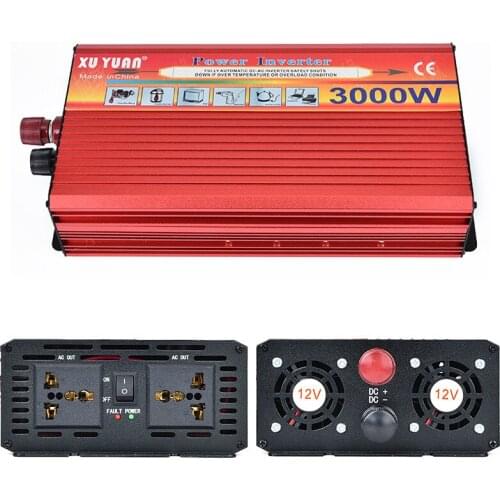 3000W car dual-purpose inverter solar inverter / 12V to 220V high power supply