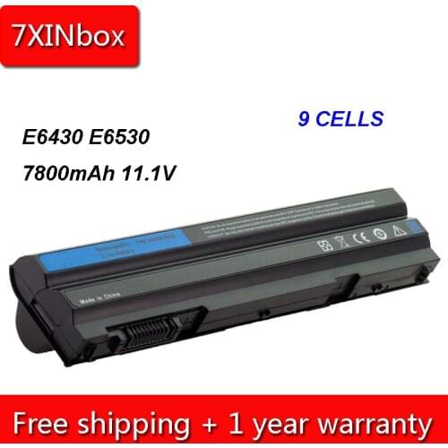 7XINbox 9cell 7800mAh T54FJ M5Y0X Battery For Dell Latitude E5420 E5520 E6420 E6430 8858X KJ321 P9TJ0 PRRRF T54F3 UJ499 009K6P