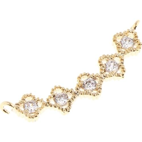 Jewelry Making Bead Charms Zircons Jewelry for DIY Necklace Bracelet Earring