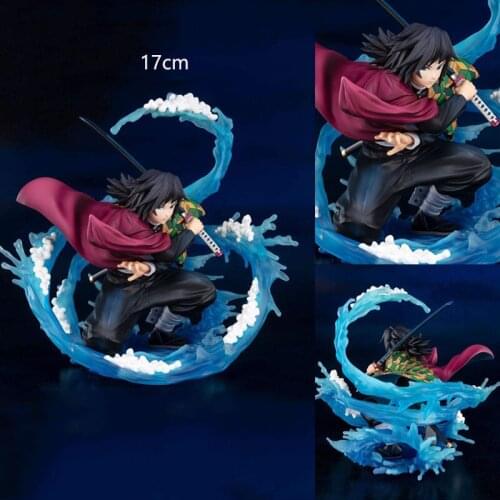 17cm Demon Slayer Figure Tanjiro Inosuke Kimetsu No Yaiba Figura Anime Action Figure Brinquedos Dolls for Kids