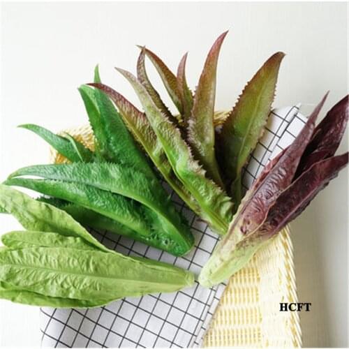 Artificial fake green vegetables model Kitchen cabine hotel restaurant store shop decoration Leaf lettuce leafy vegetables props