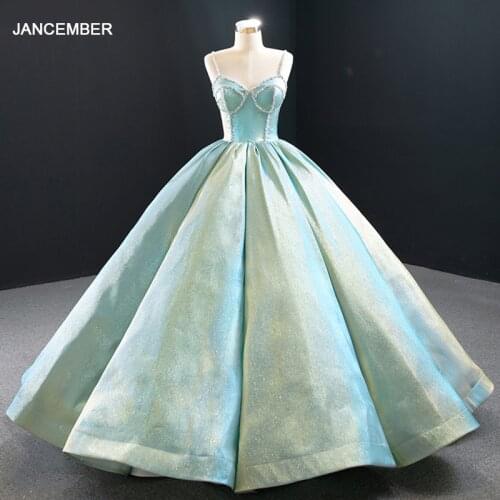 J67128 Evening Dresses Ball Gown Party Dress Top With Sequin Bead For Women Vestito Lungo Elegante Donna Cerimonia