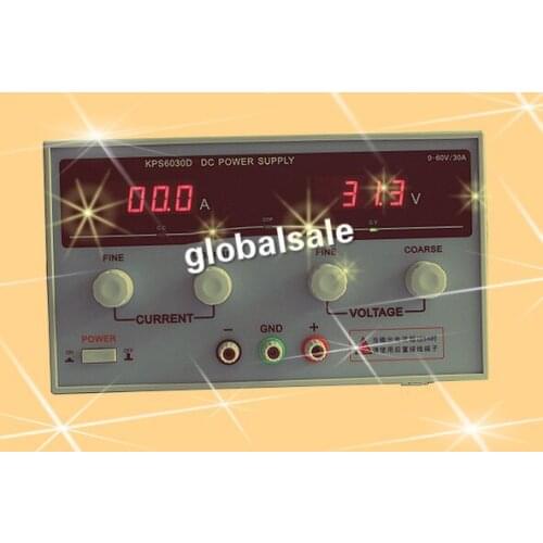 KPS6030D High precision High Power Adjustable LED Dual Display Switching DC power supply 220V EU 60V/30A