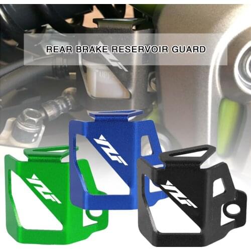 Motorcycle CNC Rear Brake Fluid Reservoir Cover Guard Protector For YAMAHA YZF R1 R3 R6 R15 V3 R25 R 3 1 6 25 15 V3 YZFR1 YZFR3