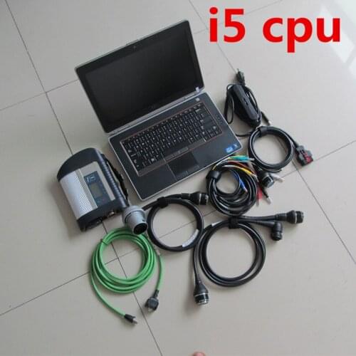 Mb star c4 multiplexer five cables with laptop e6420 i5 cpu latest software 2020.12 hdd 320gb full set ready to use