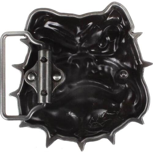 Mens Belt Buckles 3D Punk Clothing Accessories (Dog Head Model)