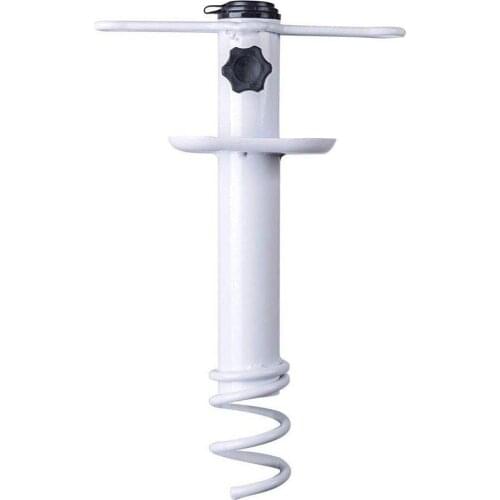 Beach Umbrella Support & Hold Set Rain Gear Garden Patio Parasol Ground Anchor Spike Spiral Base