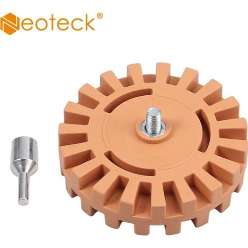 Neoteck 100mm Foil Eraser Glue Badge Sticker Adhesive Remover Effective Rubber Remover