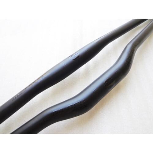 Newest black logo QILEFU Mountain bike matte UD full carbon fibre bicycle handlebar MTB parts lightest 31.8*600-740mm Free ship