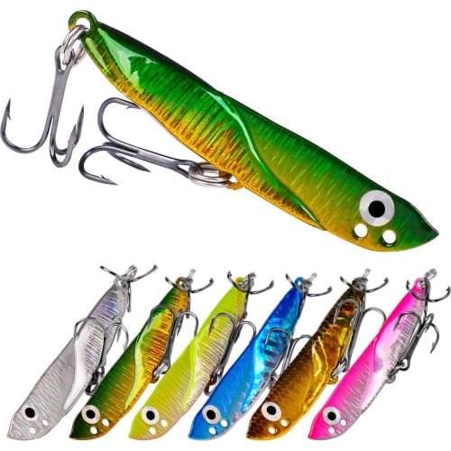 2020 News Metal Vib Blade Lure 11/15/21G 5.5/6/7cm Sinking Vibration Baits Artificial Vibe for Bass Pike Perch Fishing Long Shot
