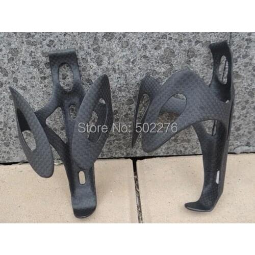 New Carbon Matt Bike water Bottle cage Holder for MTB Mountain Road Cyclocross TT bicycle - 2 Pcs ( CG022 )